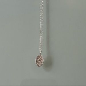 Anna Beck Sterling Silver Marquis Pendant Necklace